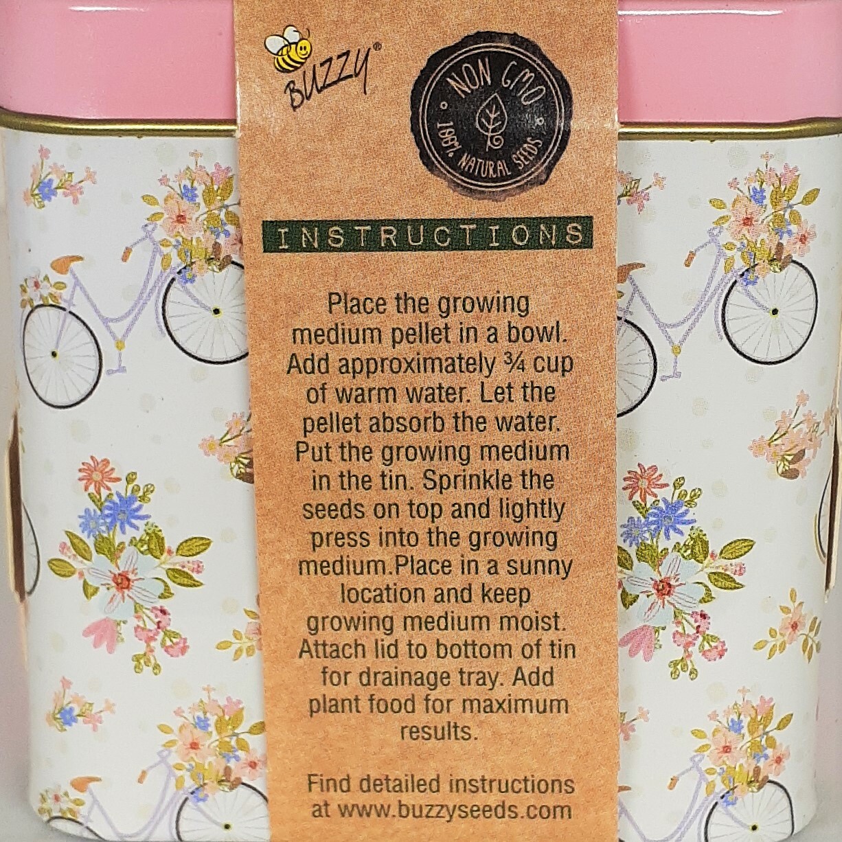 NEW Complete Chamomile Tea Grow Kit Tin by Buzzy Seeds and Herb Easy Gardening