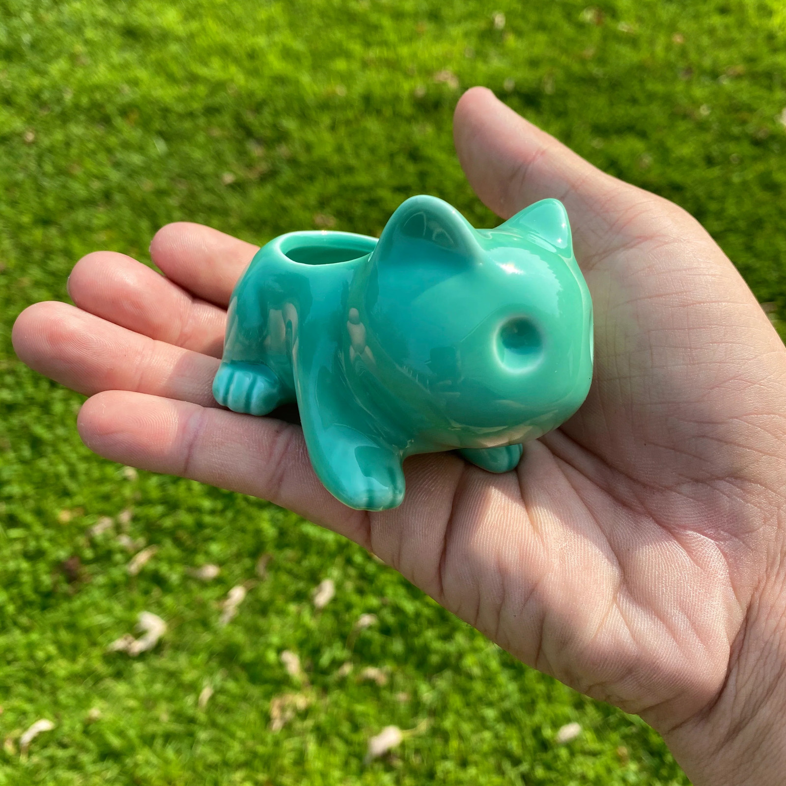 Bulbasaur Planter br (Includes Drainage Hole For Non Air Plants)