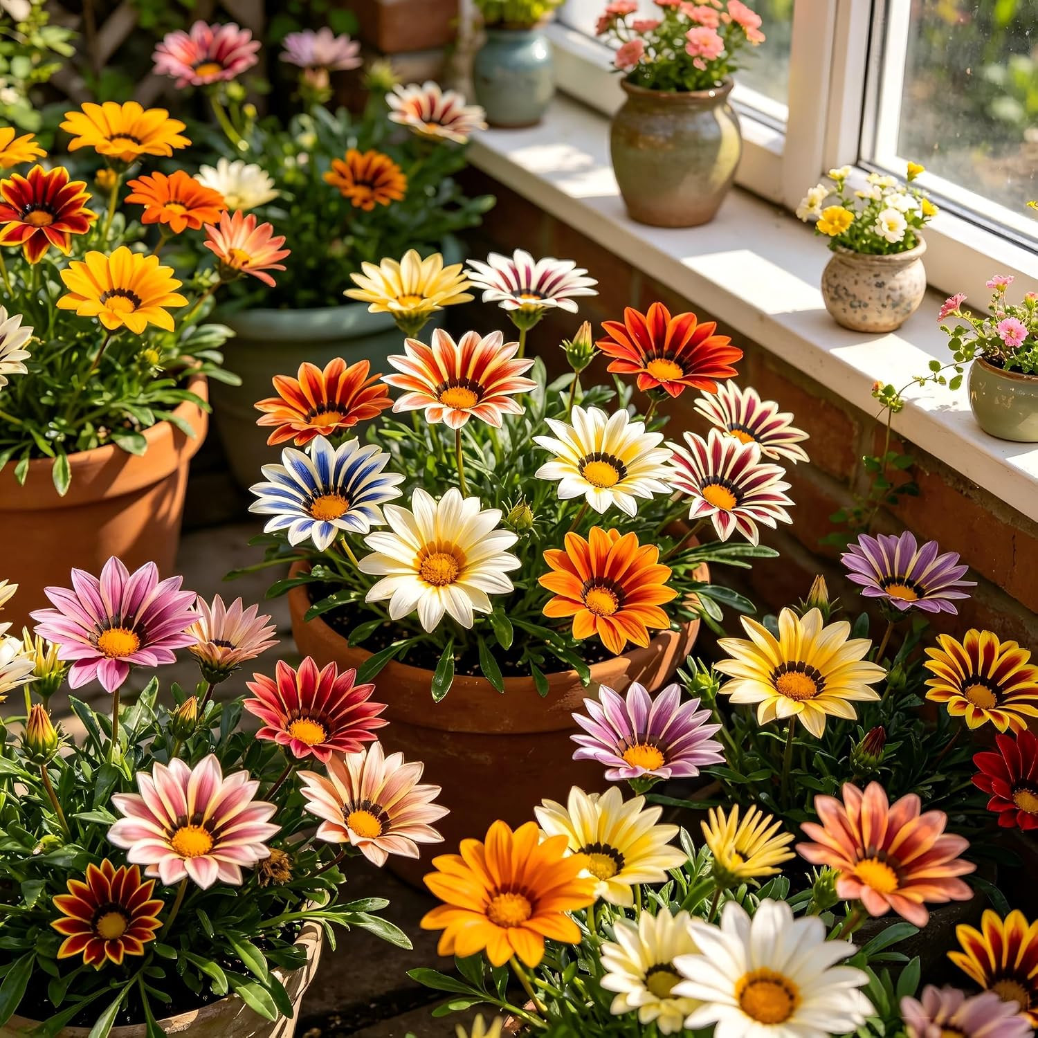 Carpetc 200+ Mixed Gazania Seeds for Planting, Perennial Ground Cover Gazania