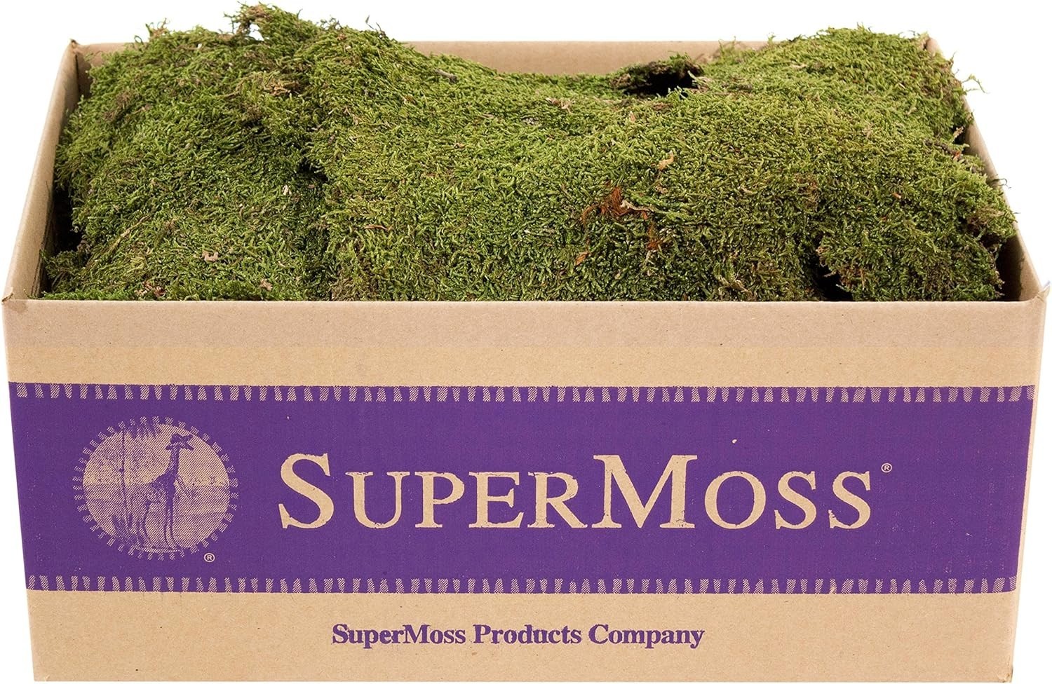 SuperMoss (21588) Sheet Moss Preserved, Natural, 5 Pounds (20-24 sq. ft.)