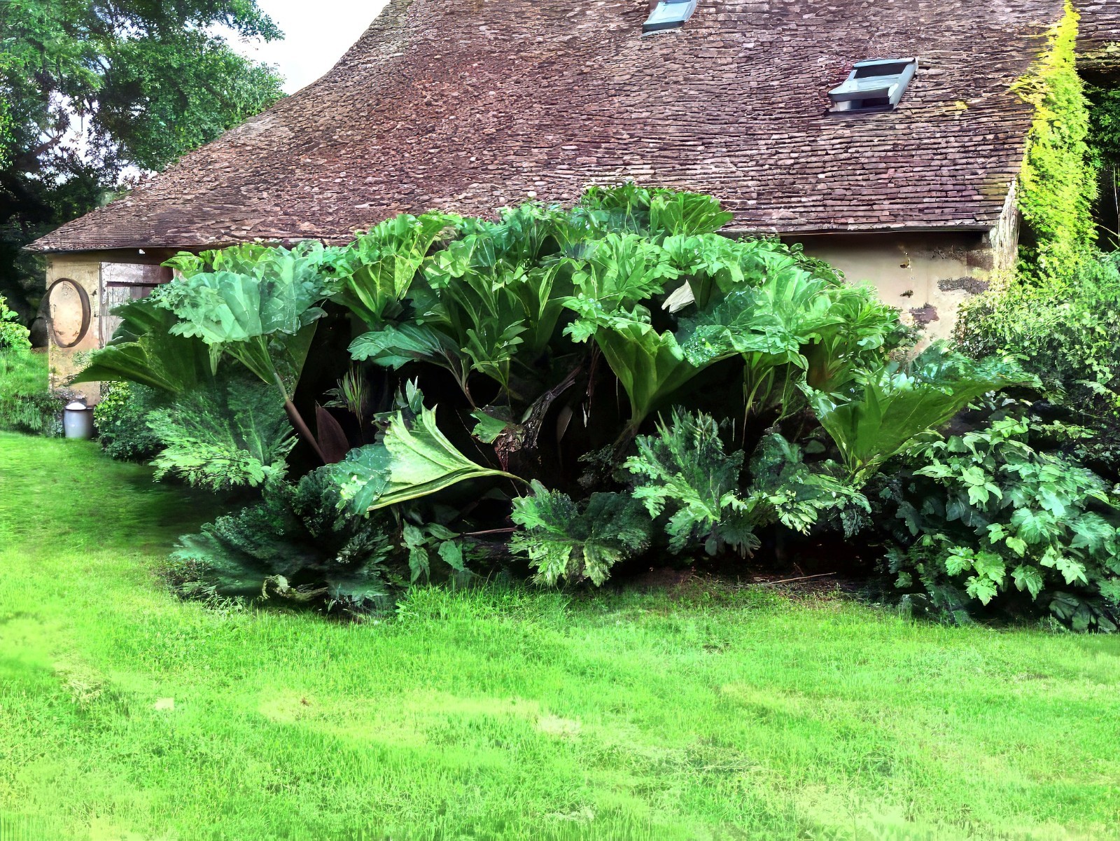 GUNNERA MANICATA SEEDS “Dinosaur Food” Giant Hardy Exotic Flower Plant RARE!