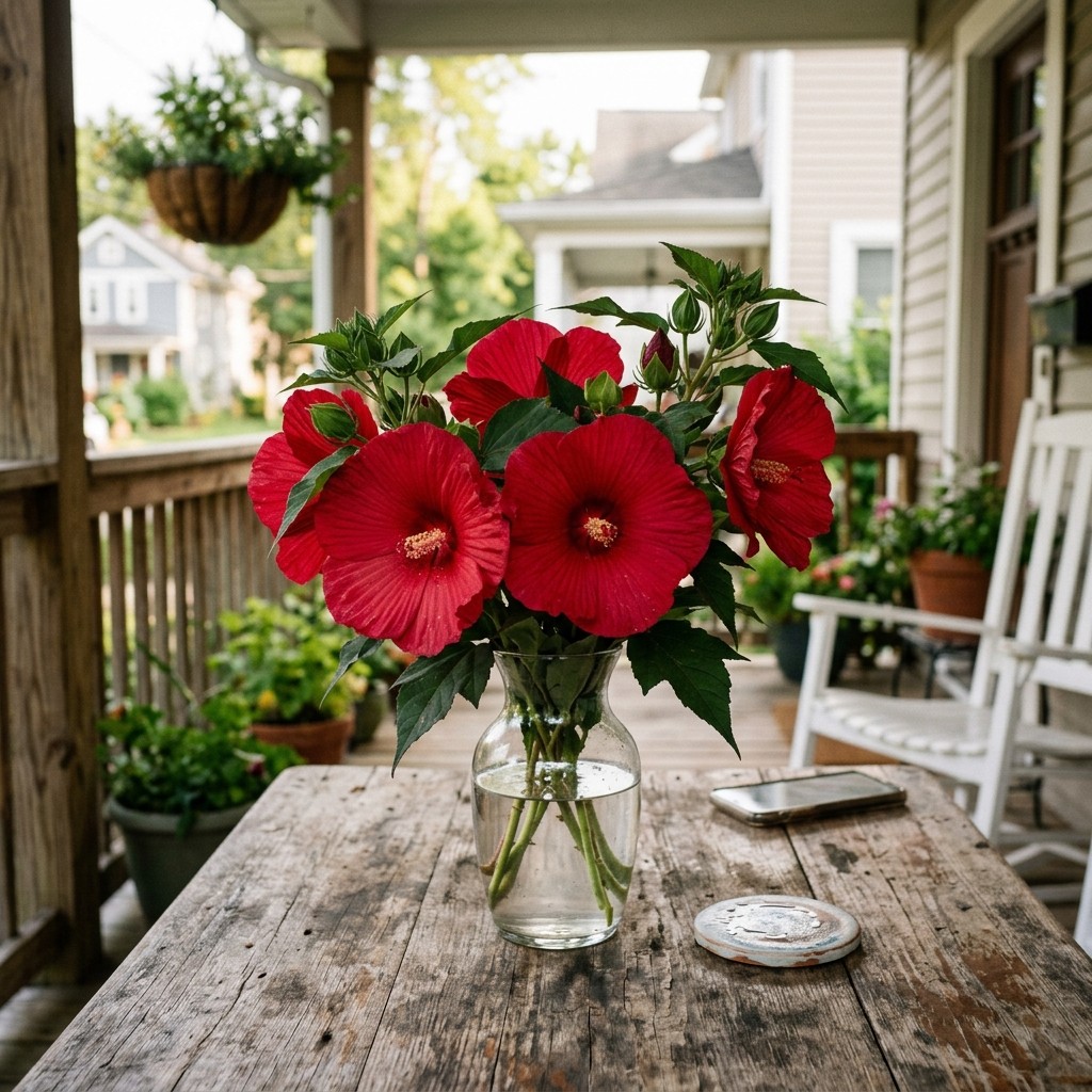 100 Hardy Red Hibiscus Seeds Nature Inspired Landscape – Non-GMO Heirloom