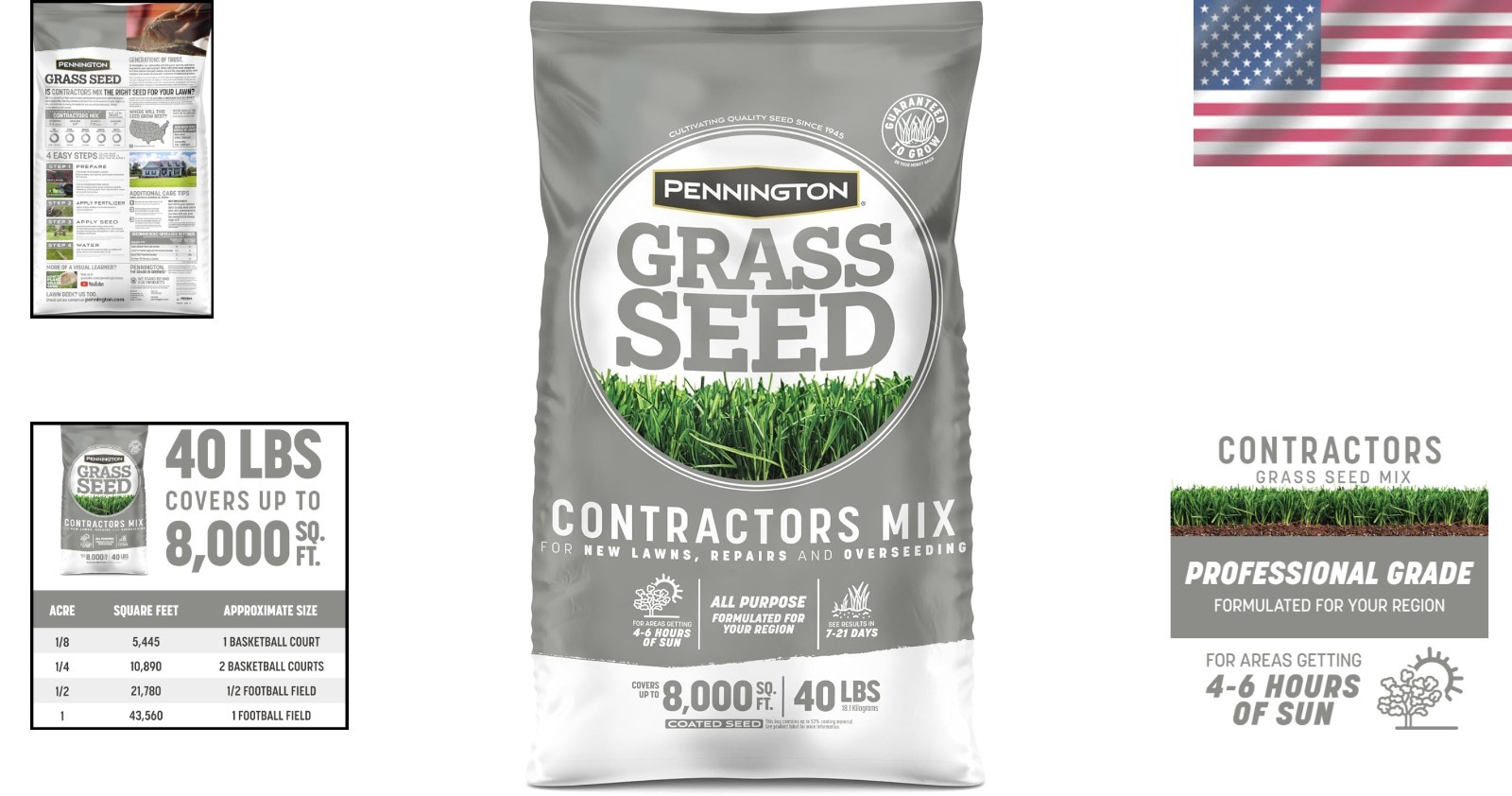 Quality Contractors Grass Seed 40 lb