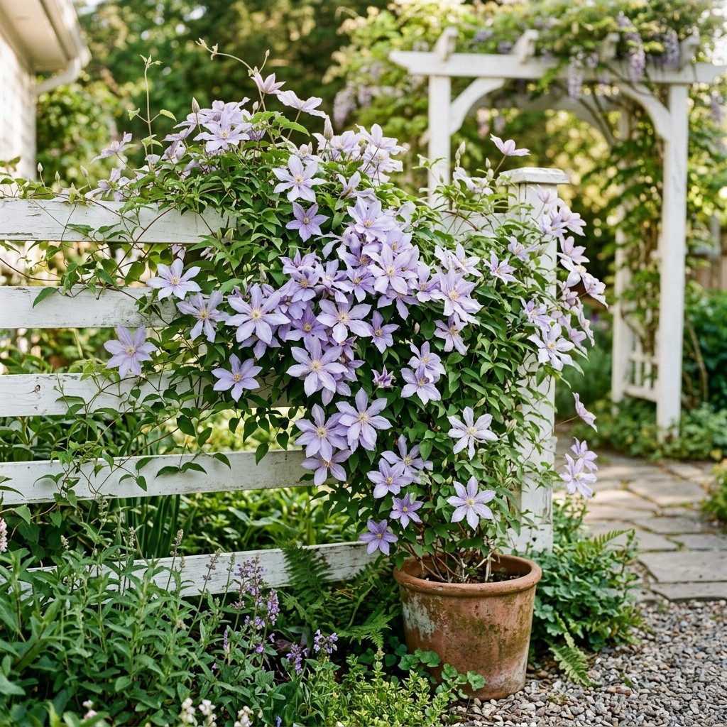 300 Pcs Clematis Seeds – Suitable for Outdoor Garden & Trellis Planting