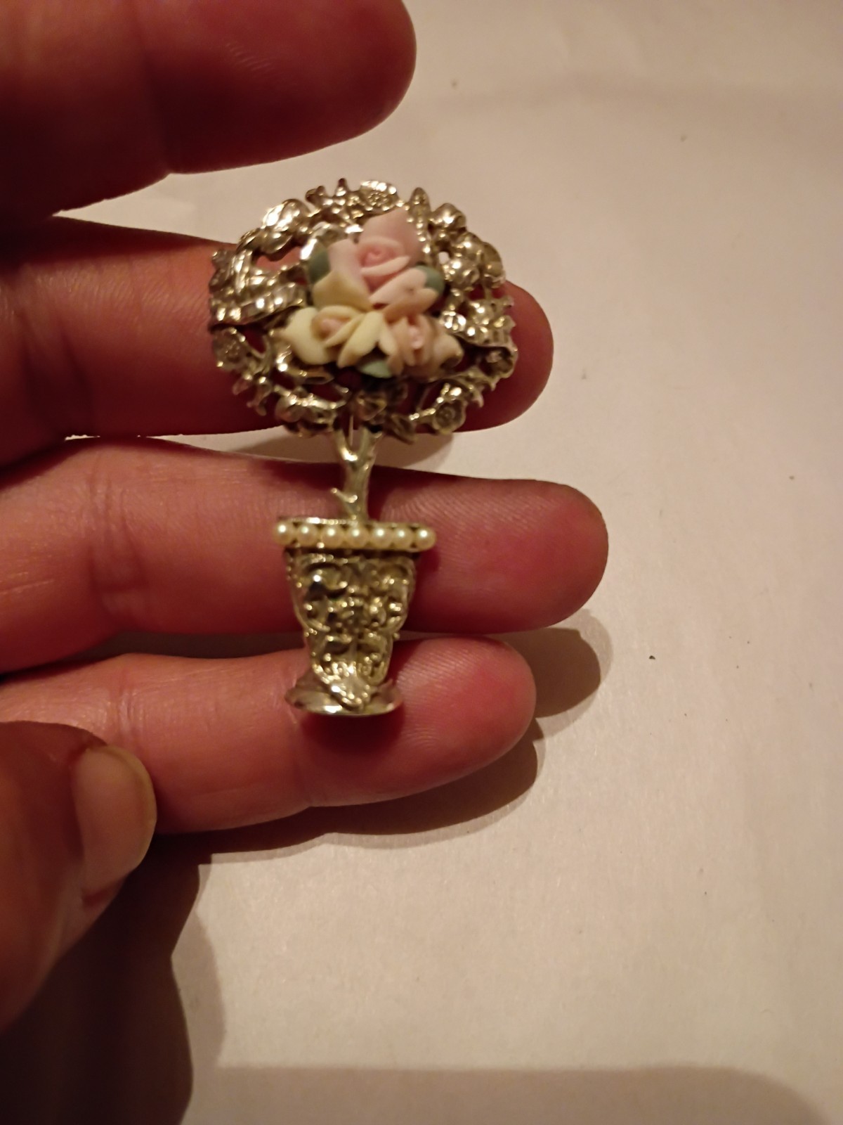 Floral Tree Brooch