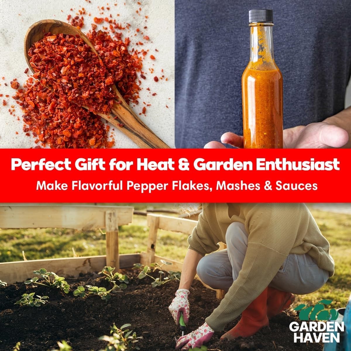 Carolina Reaper & Ghost Pepper Grow Kit – All in One Starter Grow Kit