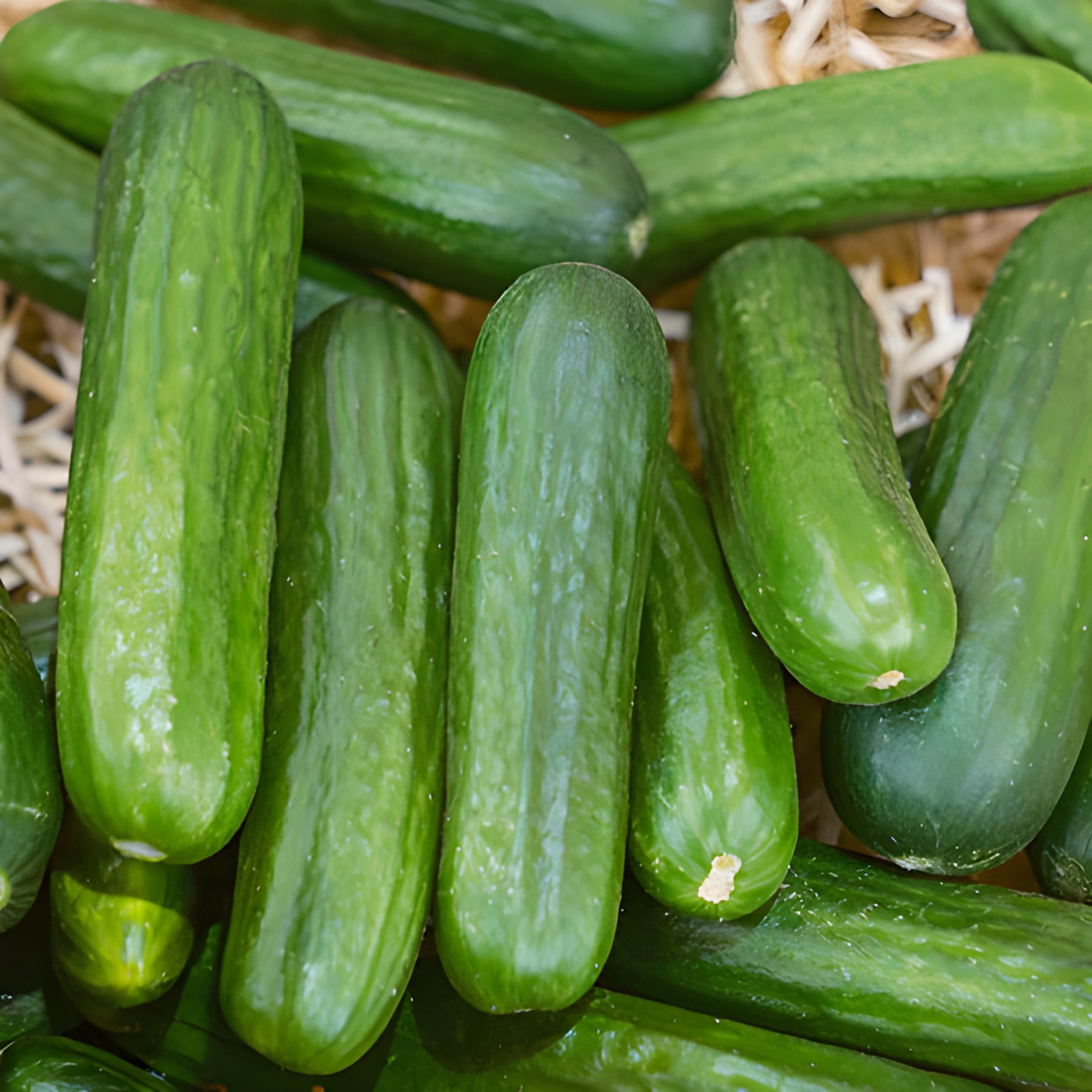 40 Heirloom Muncher Burpless Cucumber Seeds – Crunchy, Sweet, Not Bitter!