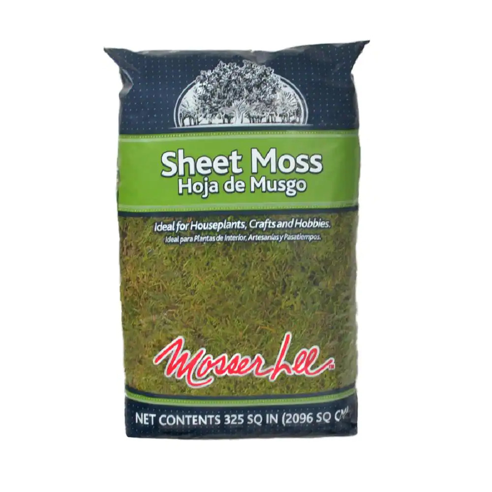 Mosser Lee 325 Sq. In. Sheet Moss Soil Cover for Houseplants Crafts & Hobbies