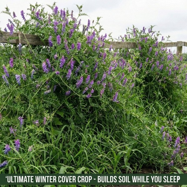 Old Cobblers Farm™ Wicked Tuff Turf Common Vetch Seed – Quick Green Cover