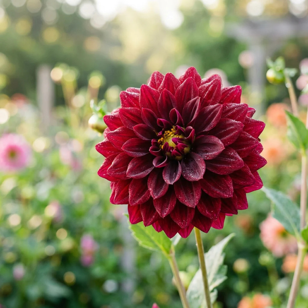 50 Deep Red Dahlia Seeds for Planting – Stunning Crimson Blooms