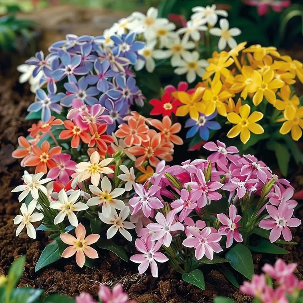 1508+ Creeping Mixed Phlox Seeds for Planting,Bright Perennial Creeping Phlox Se