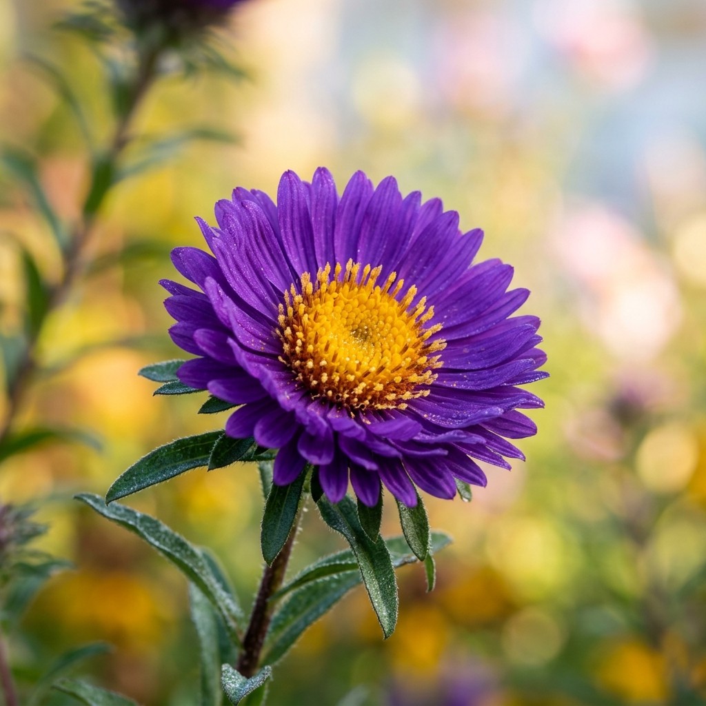 50 Purple Aster Seeds for Planting – Vibrant Heirloom Perennial Garden Floral