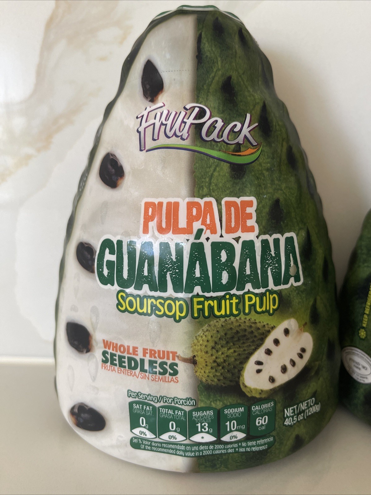 2 Guanábana Pulp & Nectar /Fruit Soursop Nectar 40.5 oz Fl Each (2 Pack)