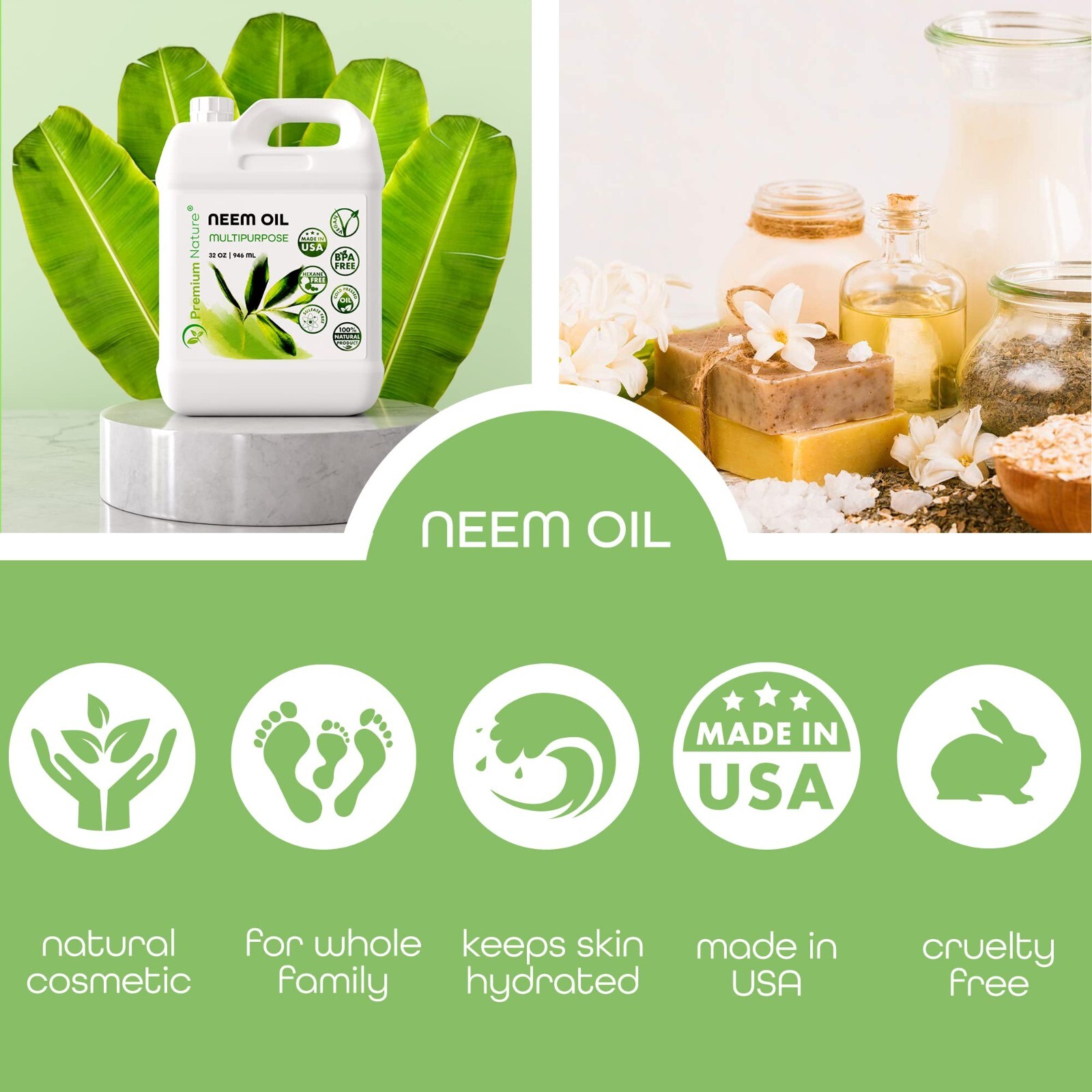 Neem Oil for Plants, Indoor and Outdoor Gardening Ready-to-Use, Pure…
