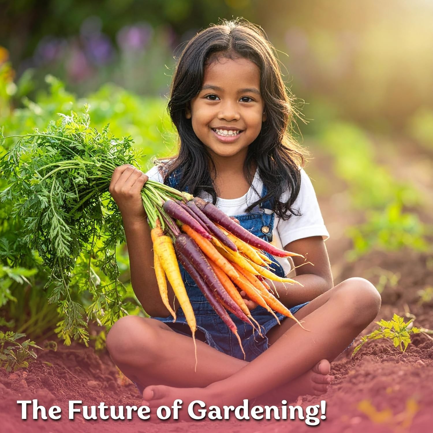 Organic Rainbow Carrot Seeds – 1,000 High-Germination Heirloom Seeds for Gardens