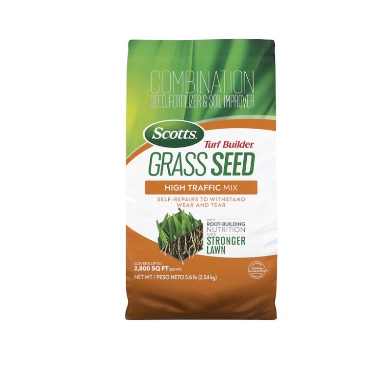 [FASH SALE] Scotts Turf Builder High Traffic Grass Seed 5.6 lb Bag NEW