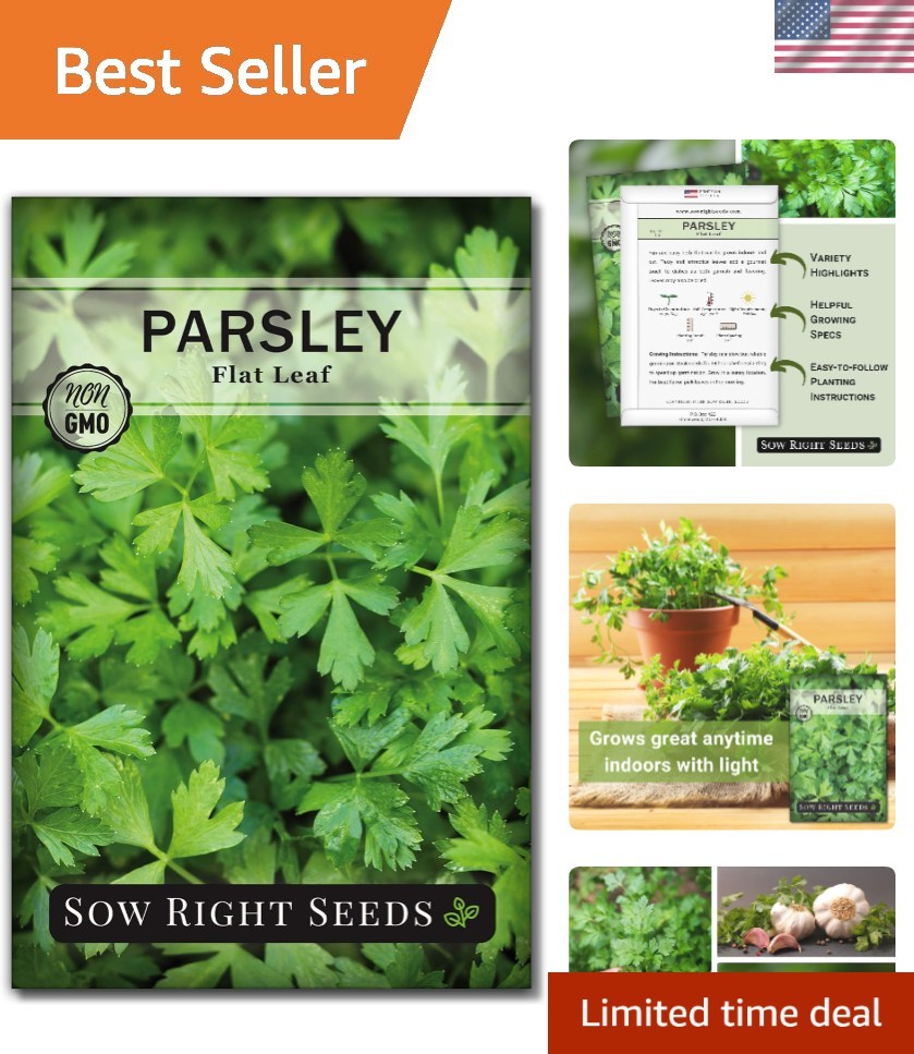 Grow Fresh Heirloom Parsley Seeds – High Germination for Culinary Delights