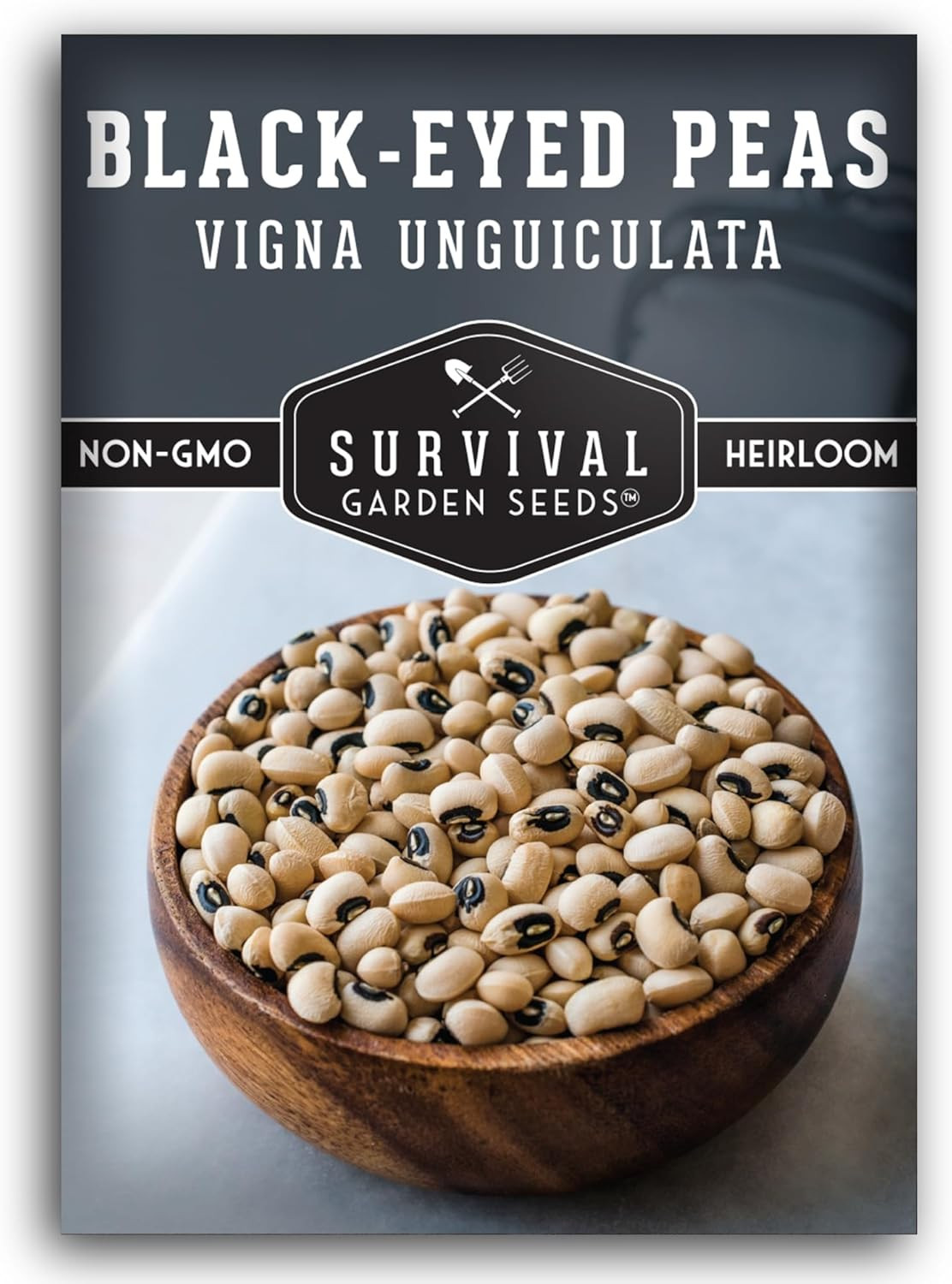 Black Eyed Pea Seeds for Planting – Heirloom Non-Gmo Cowpea Variety – Drought To