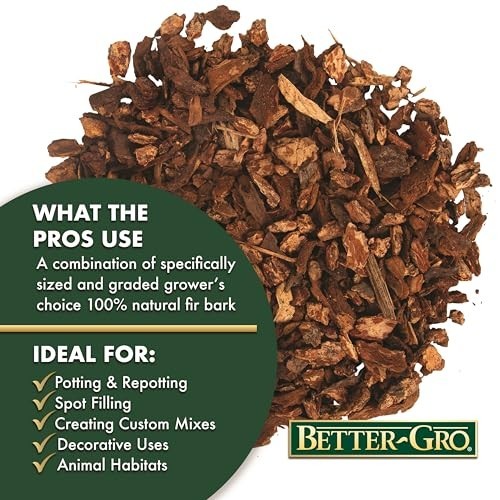 Premium Orchid Bark Potting Medium – 4 Quarts for Phalaenopsis & Tropical Plants