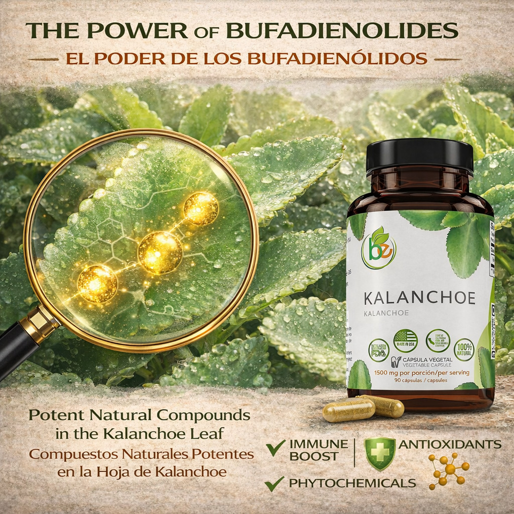 Kalanchoe Pinnata Forte(Leaf of Life) 90 Capsules (1500 mg per Serving)