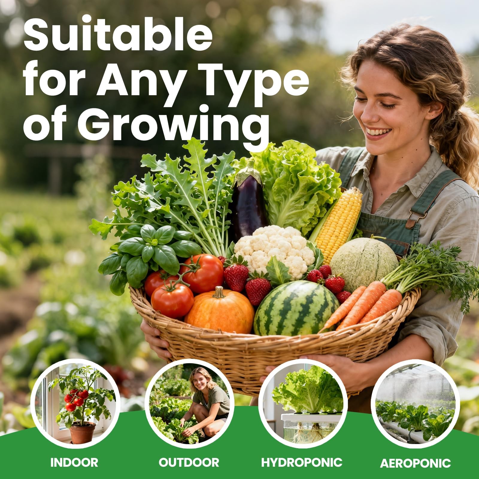 55 Vegetable Seeds Variety Pack 39,000+ Heirloom Seeds for Planting Vegetabl…