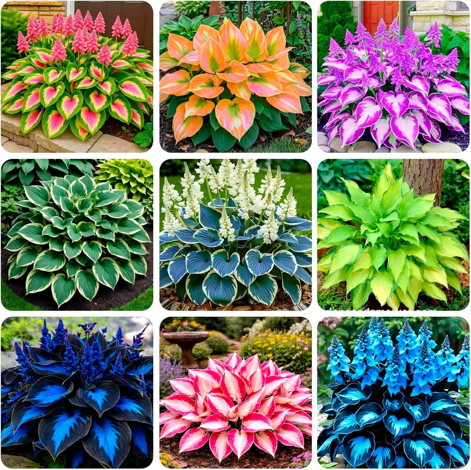 310+ USA Premium Rare Hosta Flower Seed for Planting Outdoors Garden Home Beauti