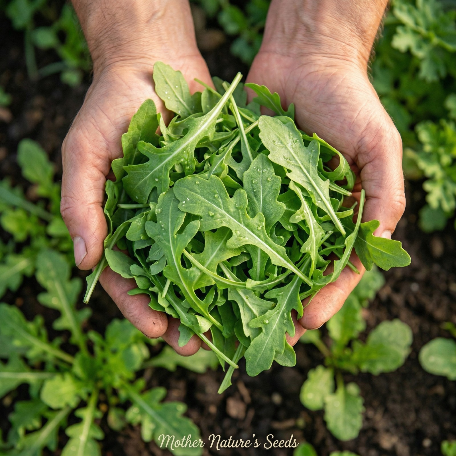 Arugula SLOW BOLT Seeds Heat Tolerant Salad Greens or Microgreens Fast Growing!