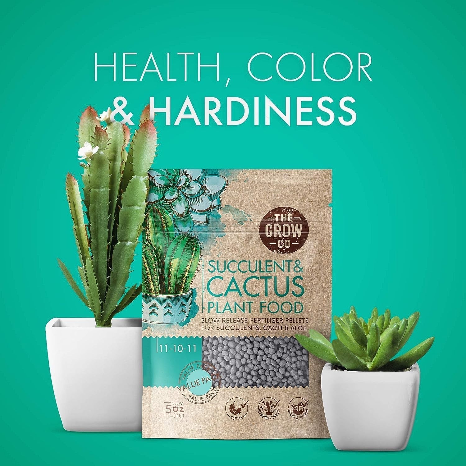 Granular Plant Food for Succulents & Cacti – 5 oz Nutrient Booster for All Types