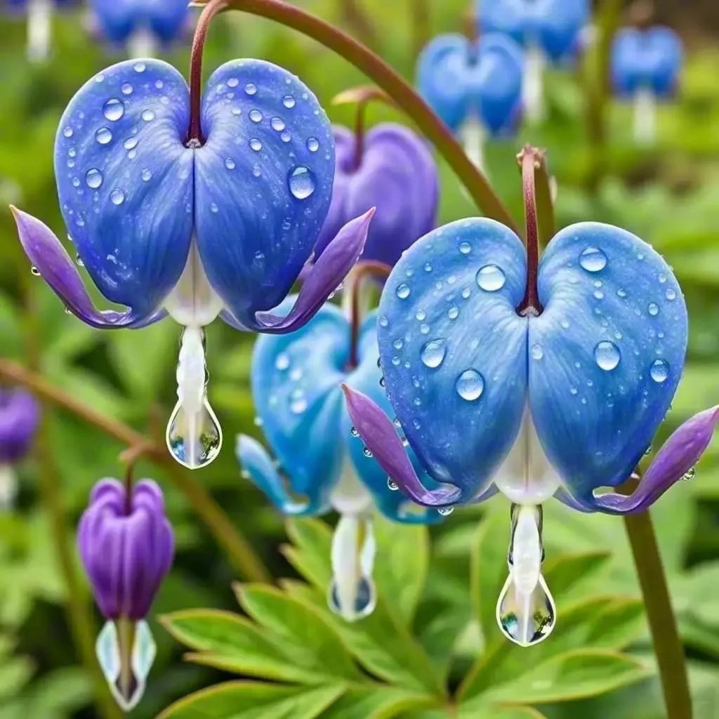 Bleeding Heart Seeds, 120pcs Dicentra Spectabilis, Non-GMO Heirloom Perennial Fl