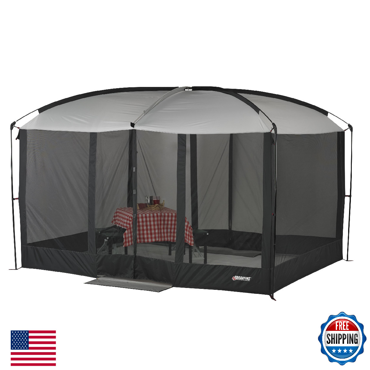 TAILGATERZ Magnetic Screen House, Game Day Graphite, 11x9x7.5 ft, 4300614