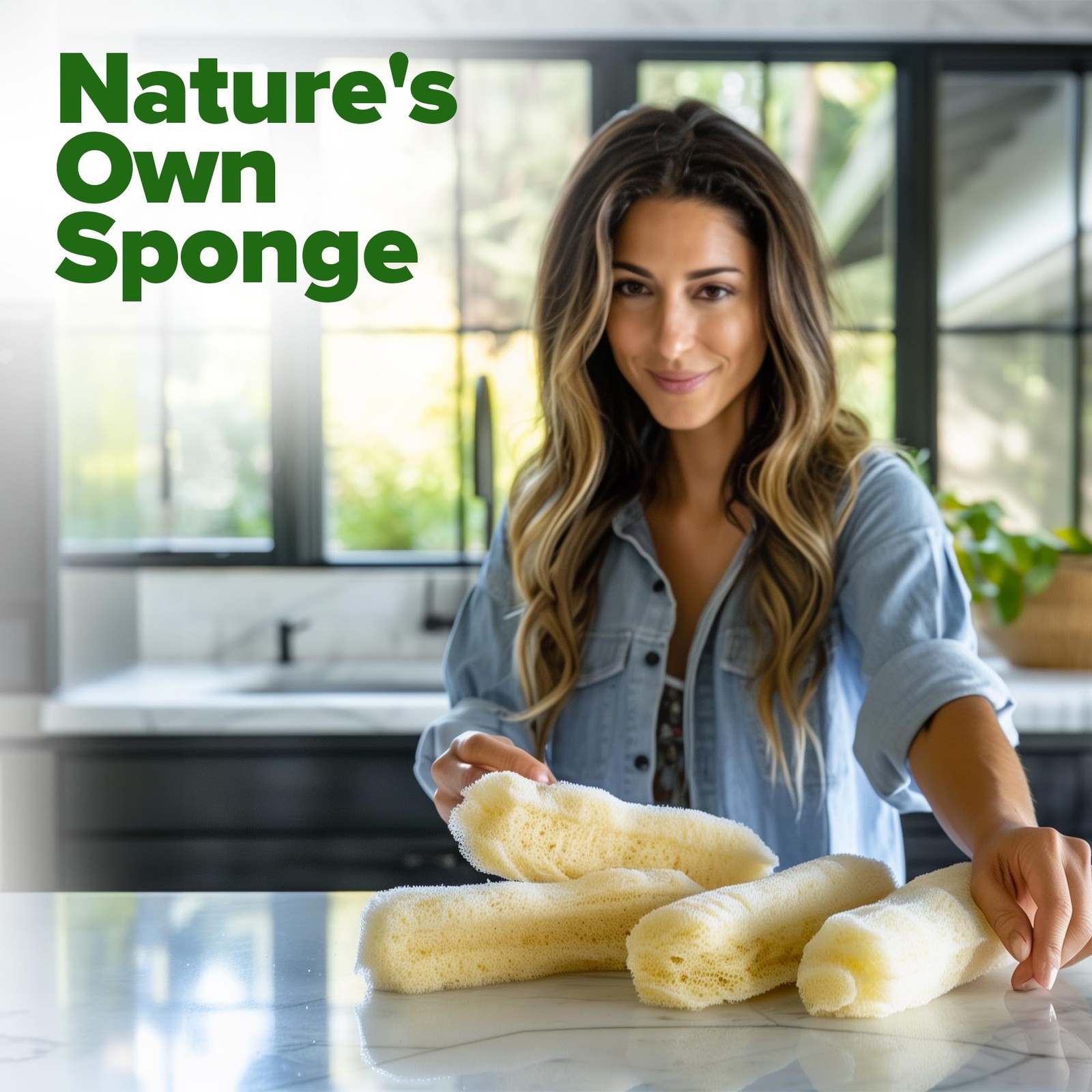 HOME GROWN Luffa Seeds 80+ Heirloom Non-GMO Loofah 2-Pack, Light Brown to Tan