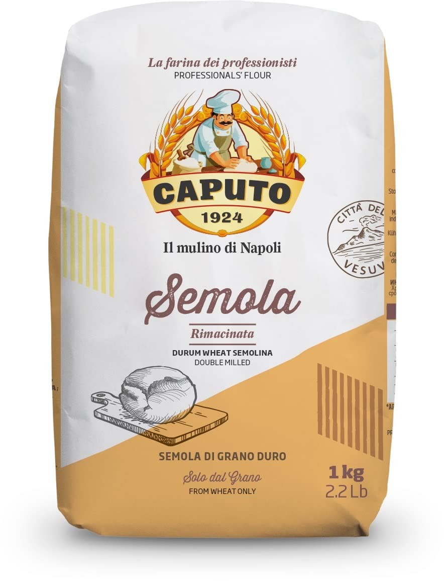 Caputo Antimo Di Grano Duro Rimacinata Semolina Flour 35.2 Ounce (Pack of 1)