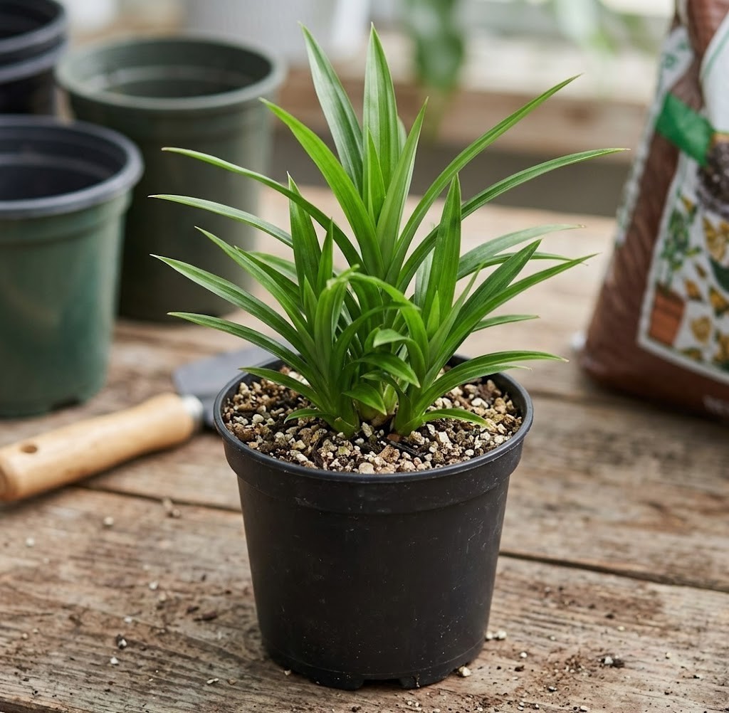 Pandan Grass Live Plant 4″ Pot Pandanus amaryllifolius Vanilla Leaf Cooking Herb