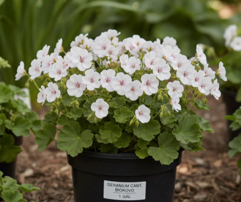 Geranium Cant Biokovo 1 Gallon Cranesbill Crane S Bill WHILTE Flower Live Plant