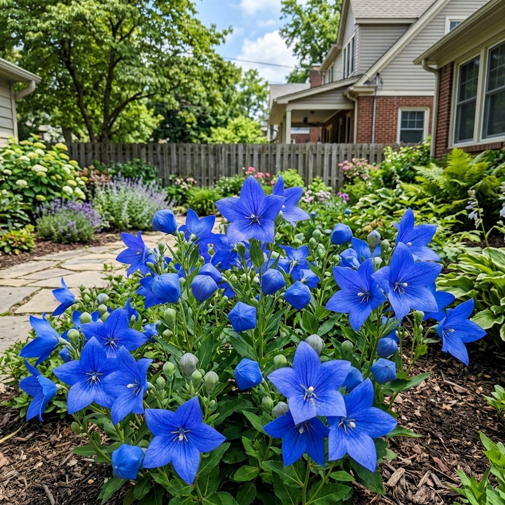 500 Blue Balloon Flower Seeds – Unique Platycodon Grandiflorus Perennials