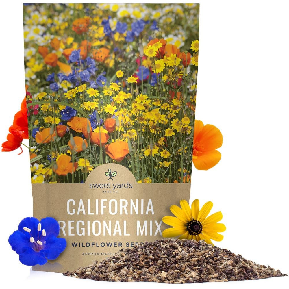 California Natives Mix – Bulk 1 Pound Bag – Over 120,000 Native Seeds – Open …