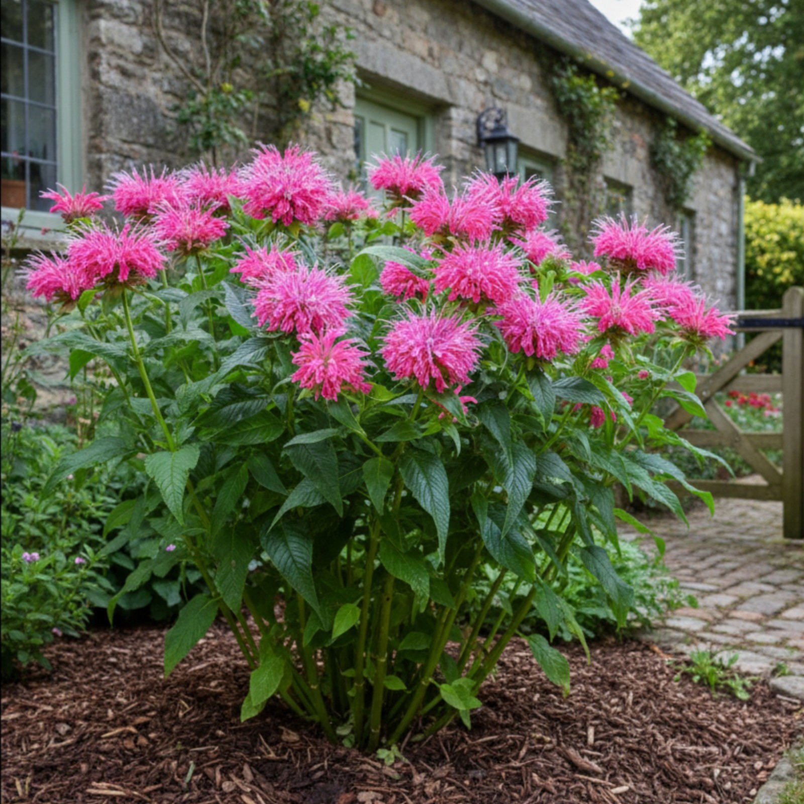 500 Pink Bee Balm Seeds – Monarda Flower for Pollinator Gardens