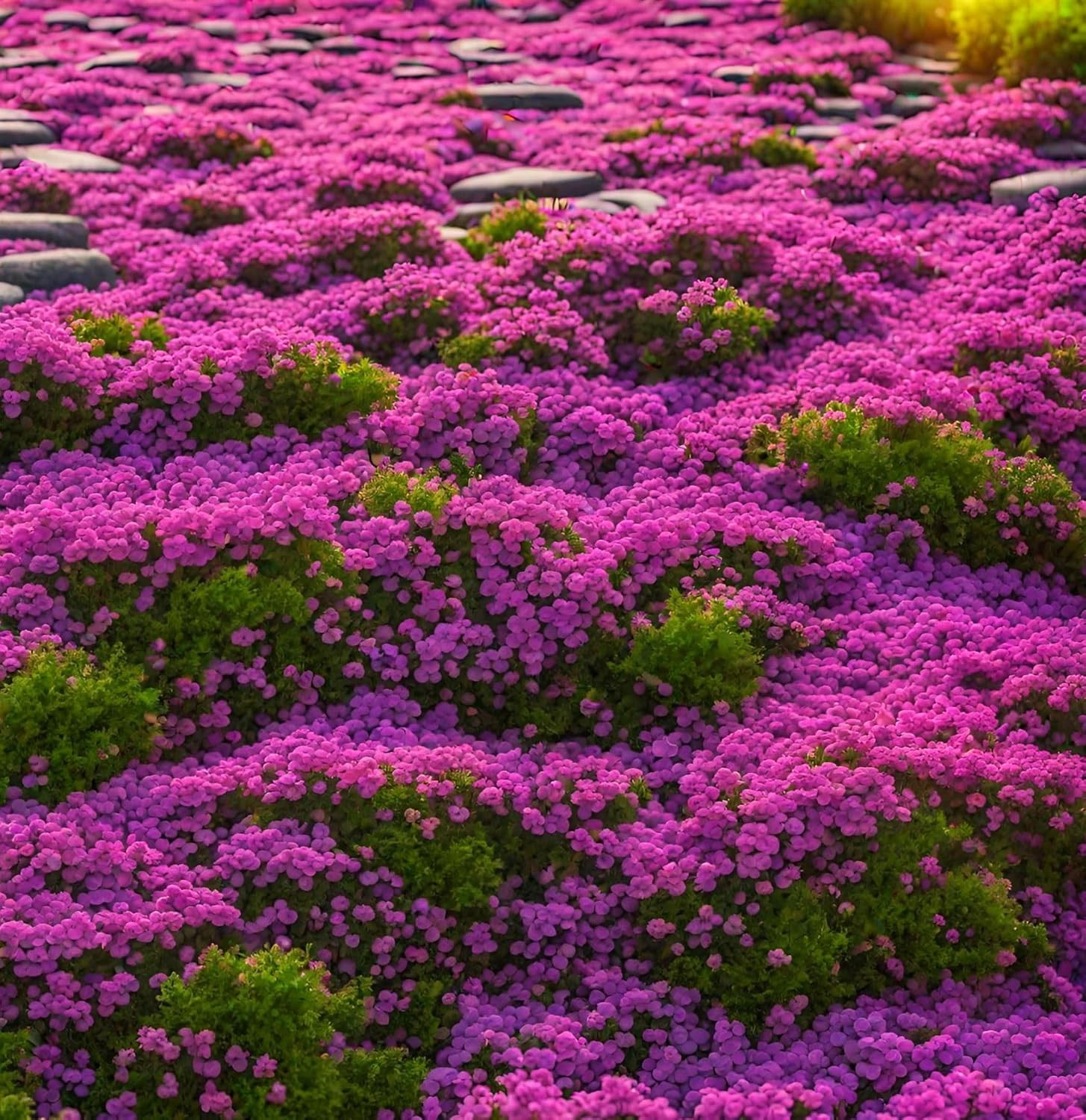 5000+ Mix Magic Creeping Thyme Seeds Ground Cover for Planting – 4 Perennial Thy