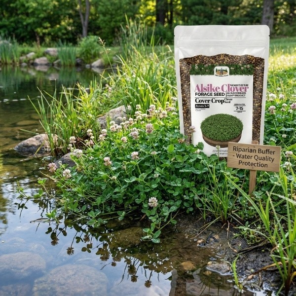 Old Cobblers Farm™ Wicked Tuff Turf Alsike Clover Seed – Pasture, Grazing, Lawn