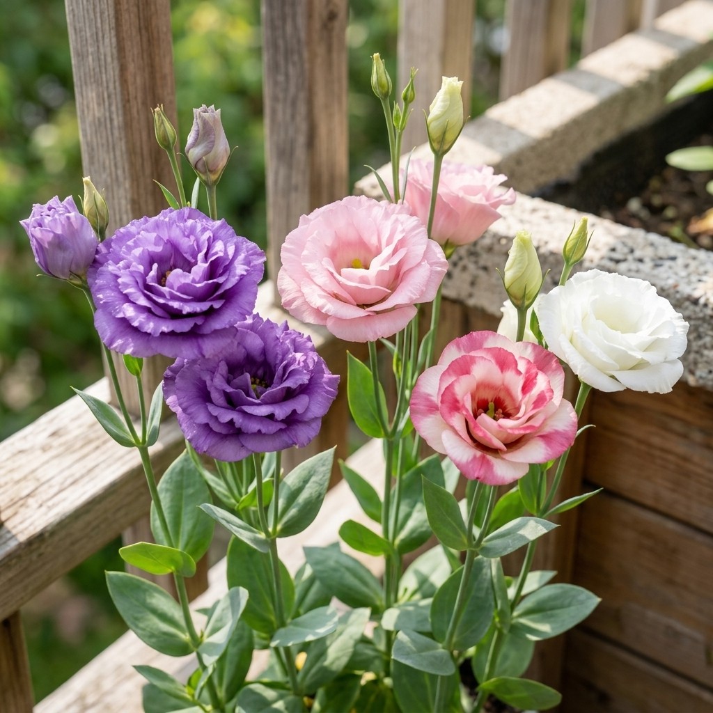 800PCS Lisianthus Seeds,Vibrant Garden Flowers for Outdoor Indoor Planting