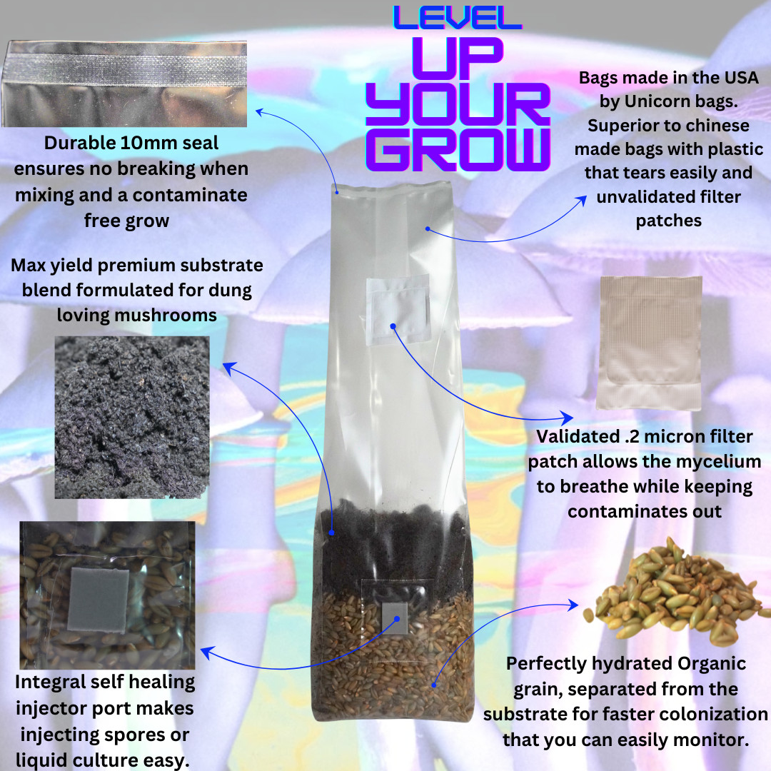 MonoTub Mushroom Grow Kit | all in one mushroom grow bags and fruiting chamber