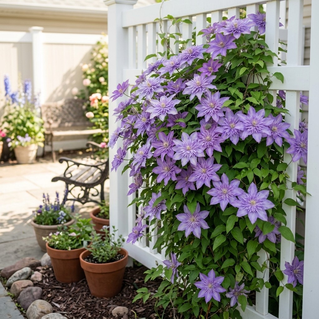 300 Pcs Clematis Seeds – Suitable for Outdoor Garden & Trellis Planting