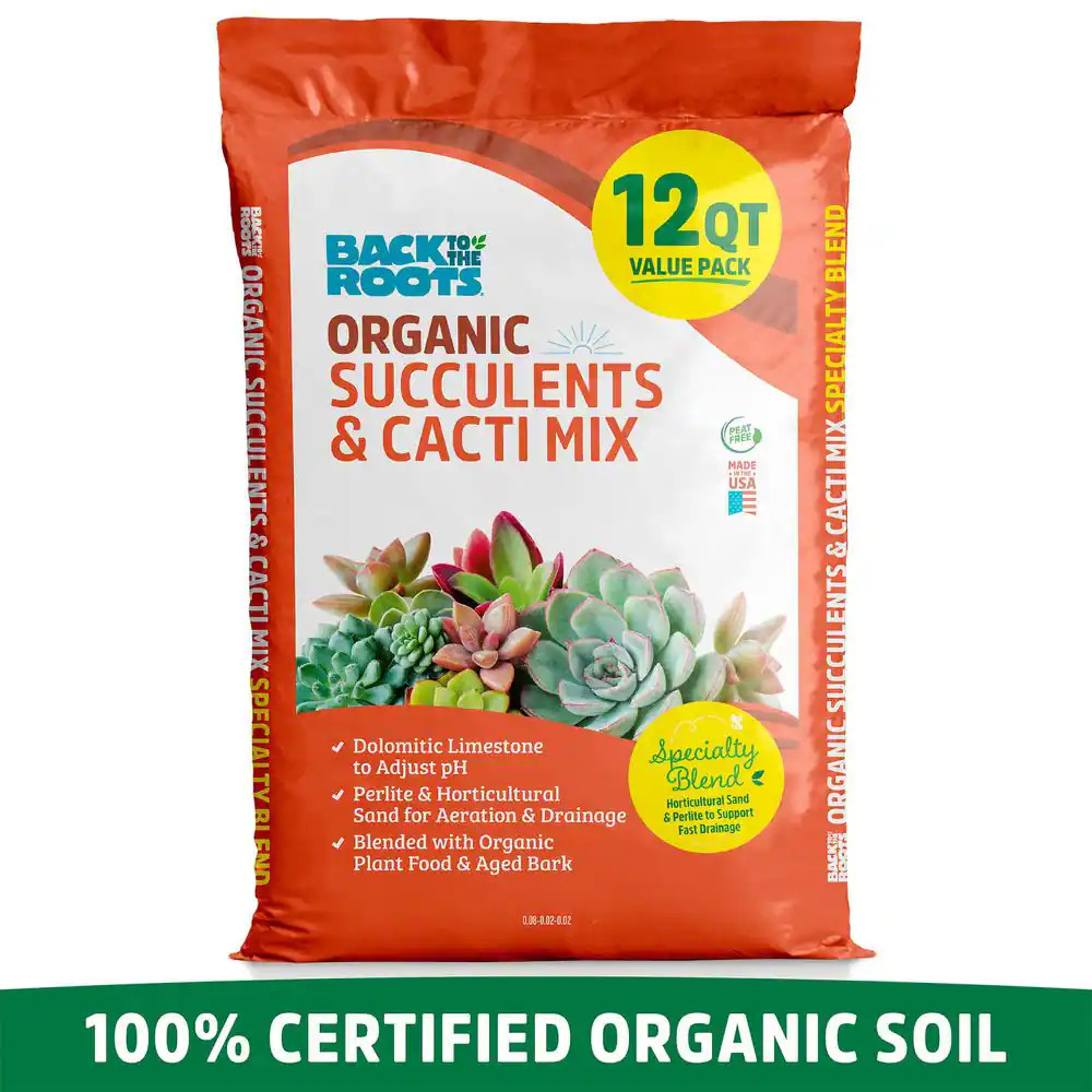 6 Qt. Organic Succulent & Cacti Mix Soil (2-Pack)