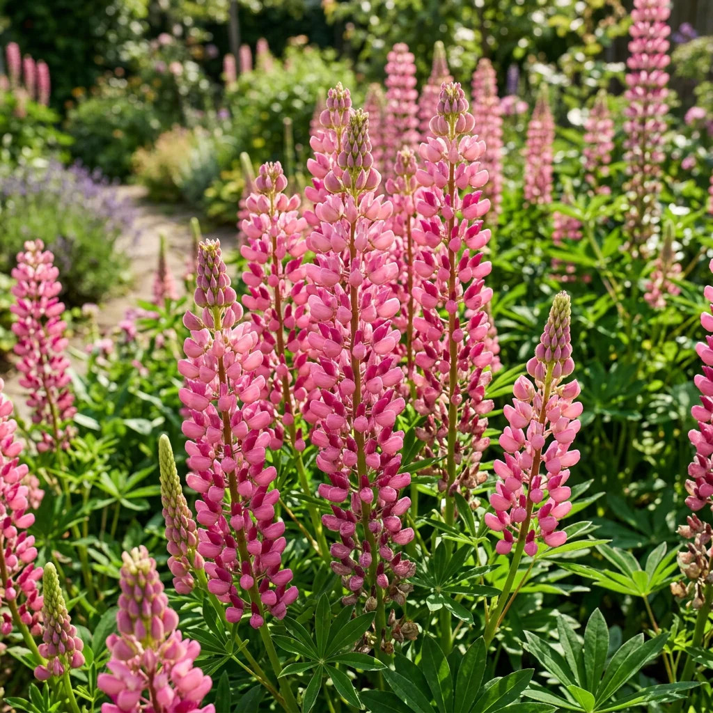 100 Pink Russell Lupine Seeds for Planting – Vibrant Heirloom Perennial Garden