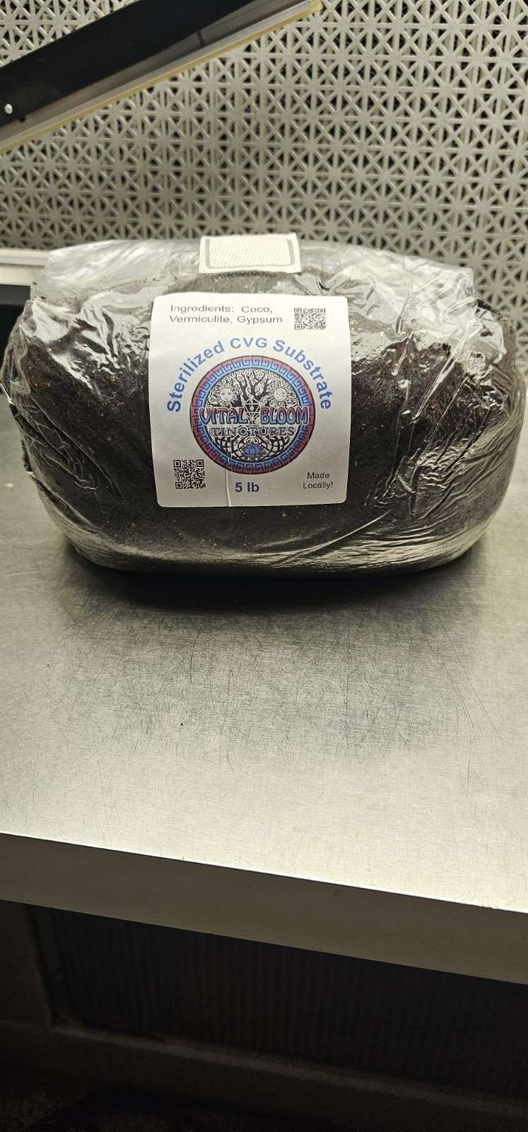 5 Lbs Sterilized Mushroom Substrate CVG (Coco, Vermiculite, Gypsum)
