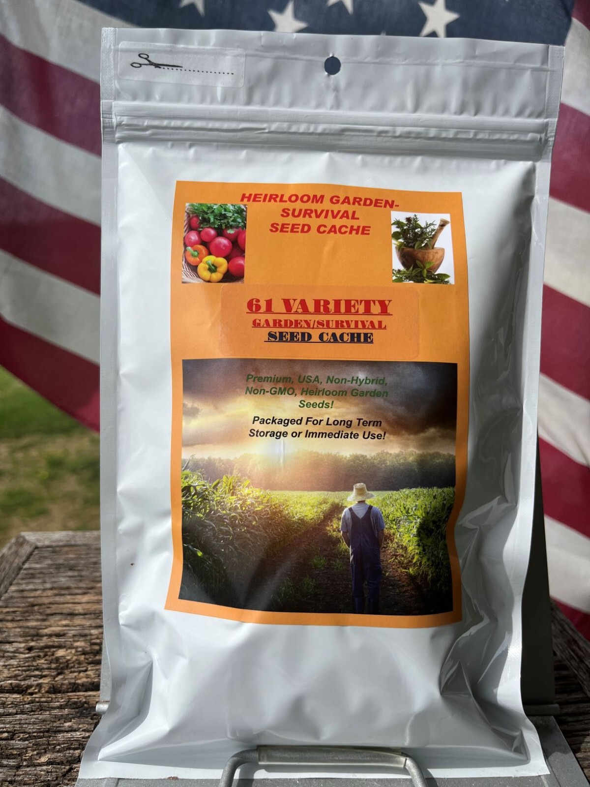 24,000+ Survival/Garden Seeds ” 61 Heirloom ” Varieties! “Guaranteed Fresh”