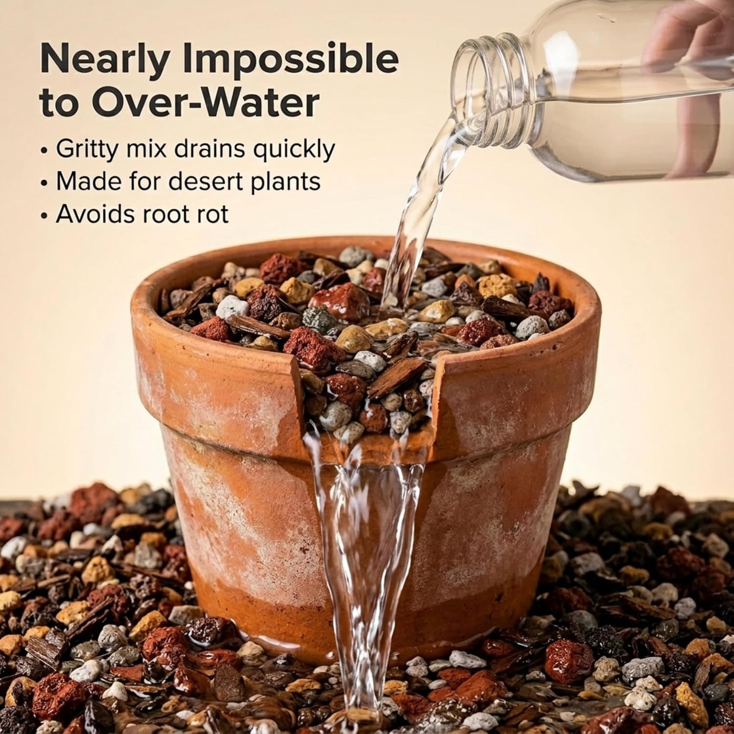 Molly’s Succulent Mix – Premium Gritty Soilless Potting Mix for Succulents, Cact