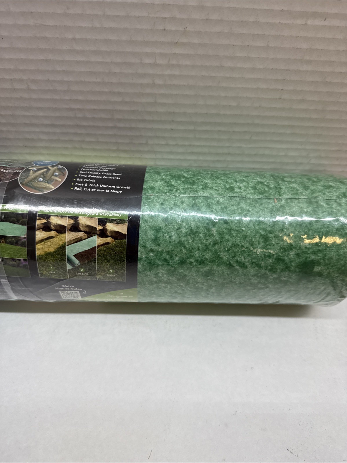 Grotrax Biodegradable Grass Seed Mat – 100 sqft Year Round Green – Grass Seed
