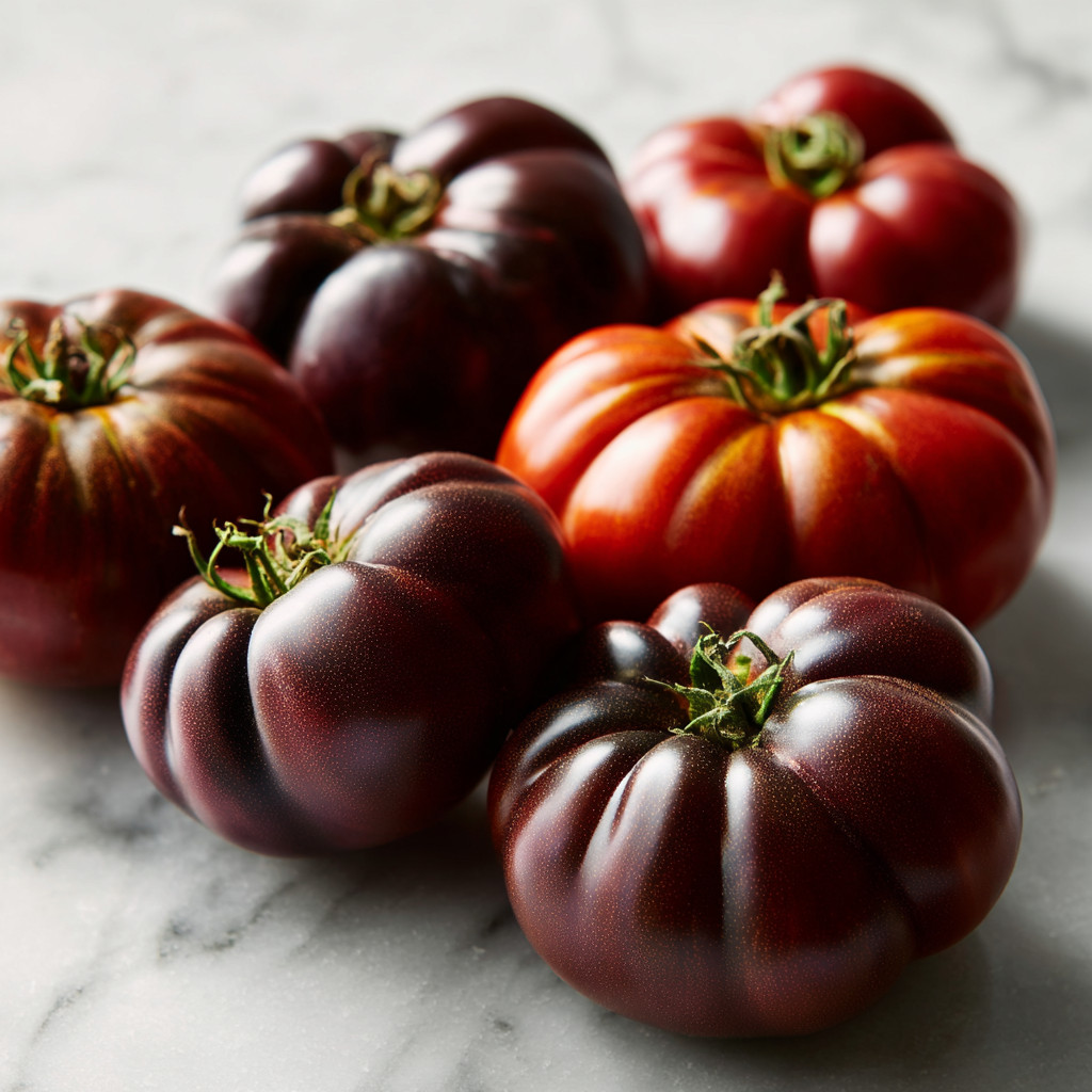Black Brandywine Tomato 30 Seeds | Heirloom Purple-Black Beefsteak Variety