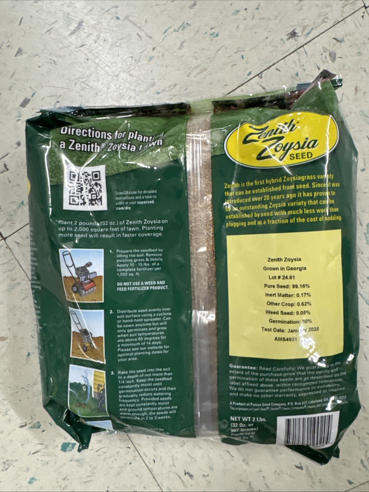 10lb. Zenith Zoysia Grass Seed 5/2 Lb Bags! – WILL SHIP FAST!!
